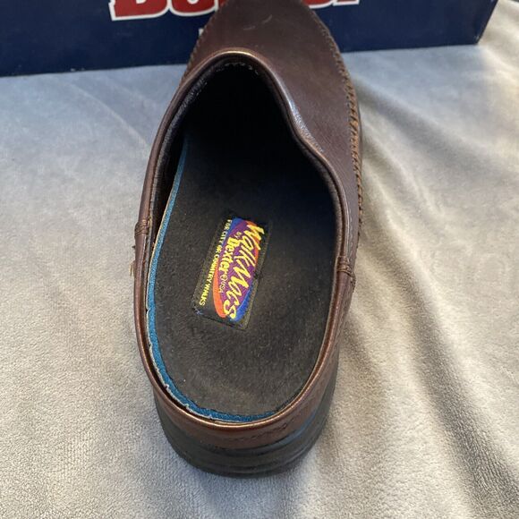 Walk Mocs By Dexter Size 7 1/2M Vintage Made In USA Slip On Leather - Picture 3 of 16